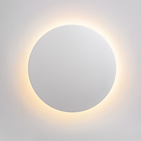Applique per esterno disco led 16w 3000k bianco