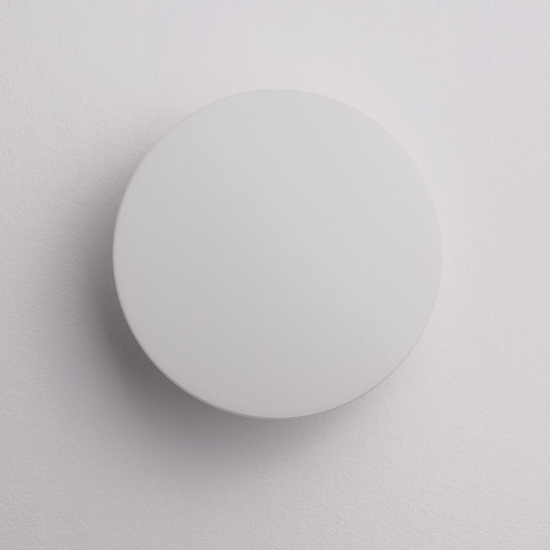Applique per esterno disco led 16w 3000k bianco