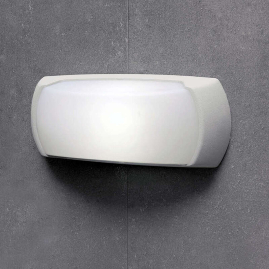 Applique andora bianca top light per esterno anti corrosione ip66