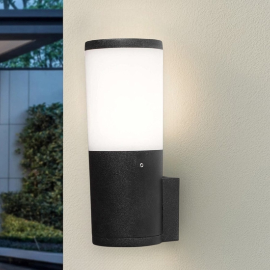 Applique nera da esterno top light loano ip55