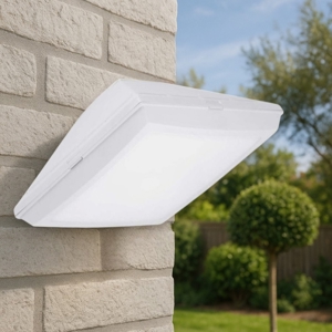 Applique da esterno bianca anti ruggine siena top light