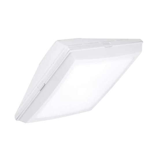 Applique da esterno bianca anti ruggine siena top light