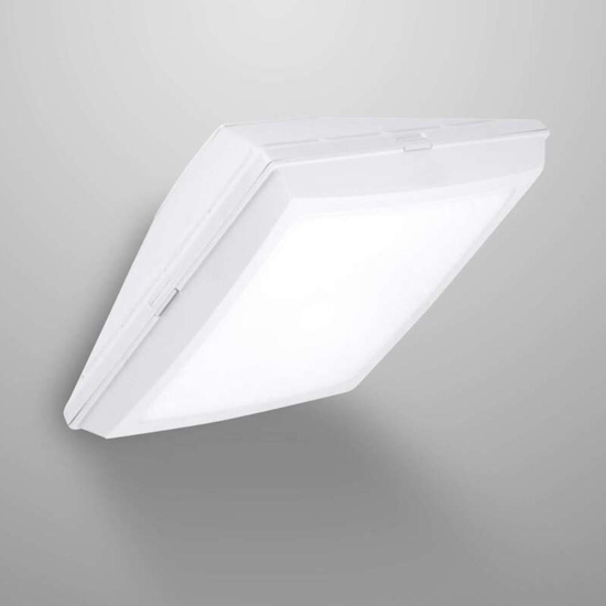 Applique da esterno bianca anti ruggine siena top light