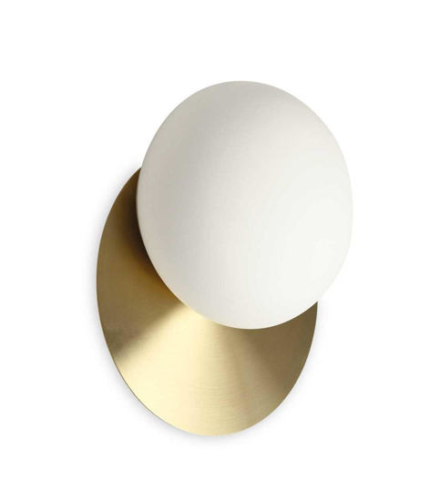 Ninfea ap1 ideal lux applique da parete ottone