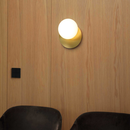 Ninfea ap1 ideal lux applique da parete ottone