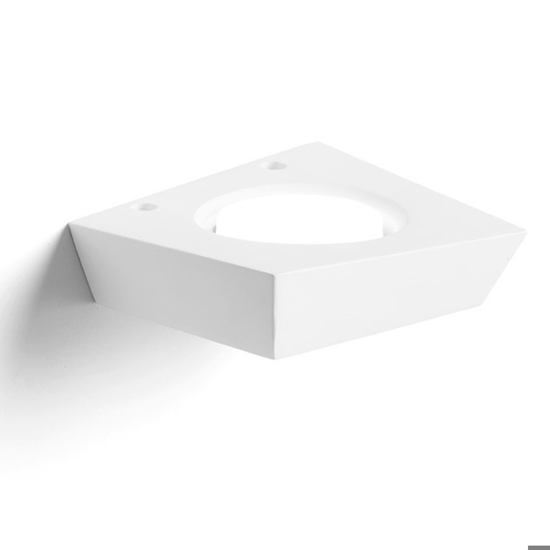 Applique sforzin anchise di gesso bianco design moderno