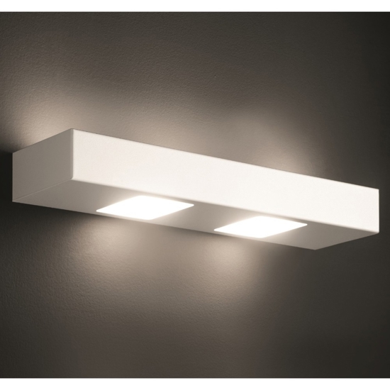 Applique luminoso 5xgx53 led design moderna bianco luce sopra sotto