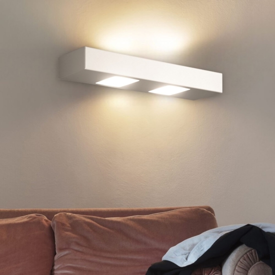 Applique luminoso 5xgx53 led design moderna bianco luce sopra sotto