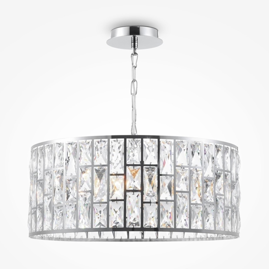 Maytoni gelid lampadario moderno effetto cristallo