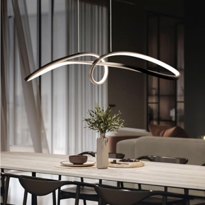 Maytoni curve lampadario led 42w 4000k per cucina
