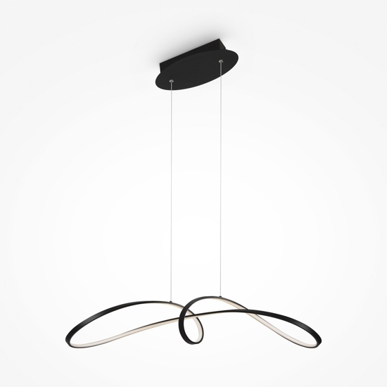 Maytoni curve lampadario led 42w 4000k per cucina