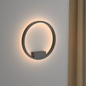 Maytoni rim applique da parete led 25w 3000k tonda moderna