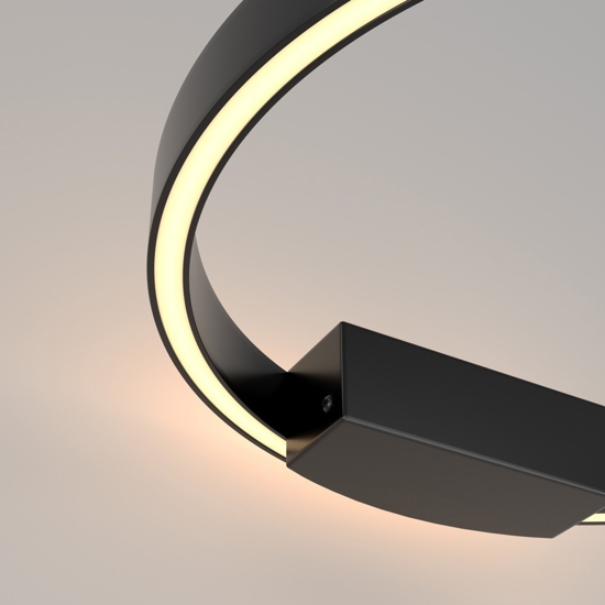 Maytoni rim applique da parete led 25w 3000k tonda moderna