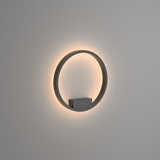 Maytoni rim applique da parete led 25w 3000k tonda moderna