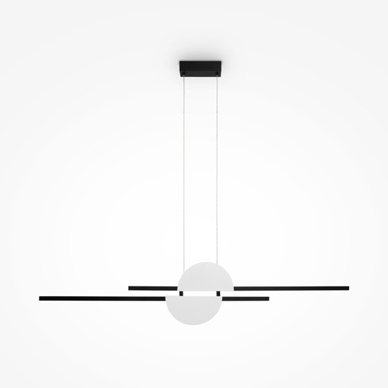 Maytoni skyline lampadario da cucina led 26w 4000k cavi regolabili