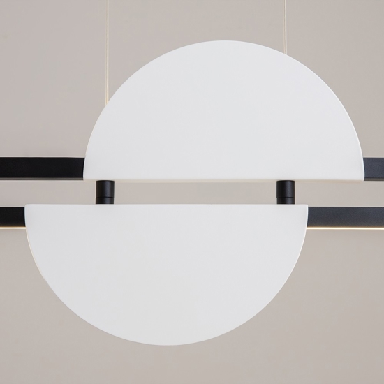 Maytoni skyline lampadario da cucina led 26w 4000k cavi regolabili