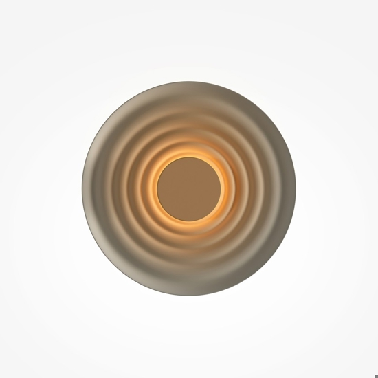 Maytoni nami applique da parete led 6w 2700k onde circolari