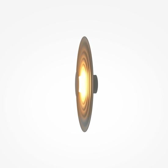 Maytoni nami applique da parete led 6w 2700k onde circolari