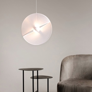 Maytoni reflex lampada a sospensione led 14w 3000k moderna bianca