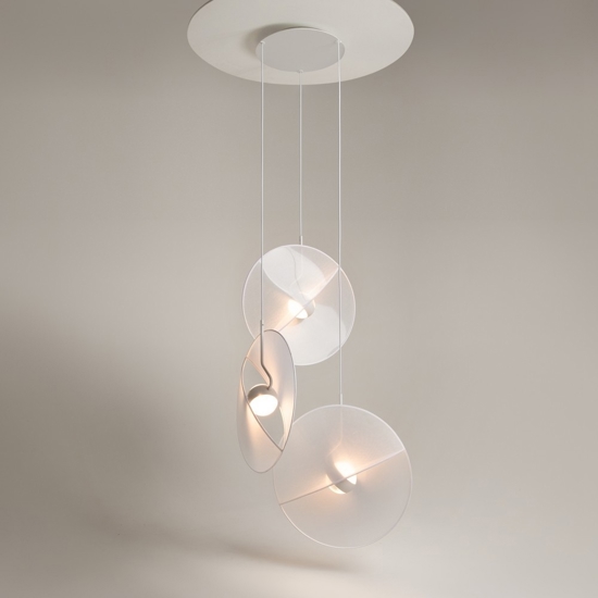 Maytoni reflex lampada a sospensione led 39w 3000k design originale