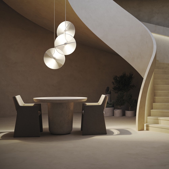 Maytoni reflex lampada a sospensione led 39w 3000k design originale