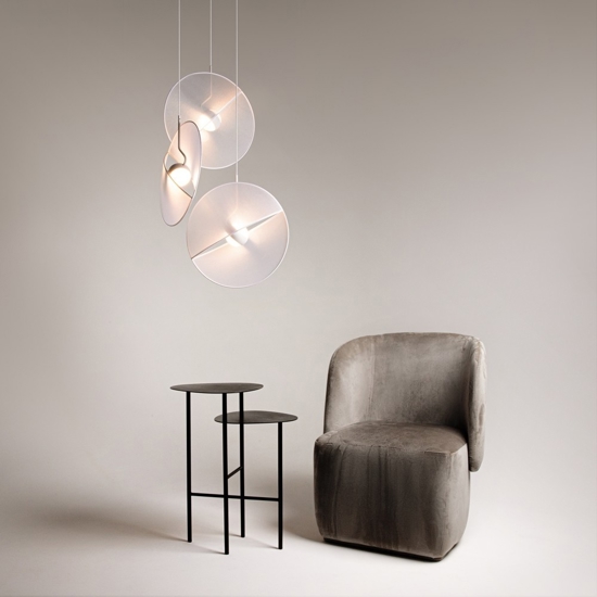 Maytoni reflex lampada a sospensione led 39w 3000k design originale