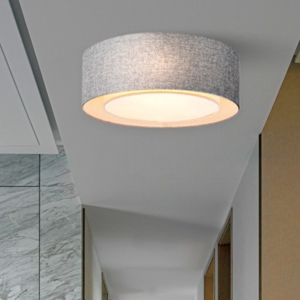 Maytoni bergamo plafoniera moderna tonda colore grigio
