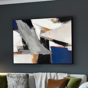Quadro astratto moderno 90x120 cm per soggiorno