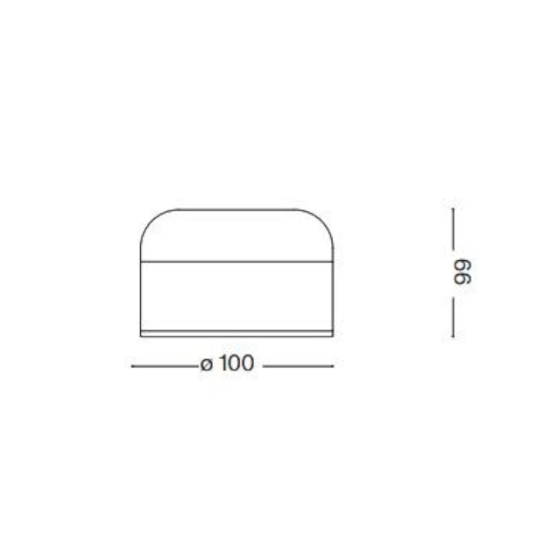 Ideal lux mignon tl lampada da tavolo nickel led 3000k