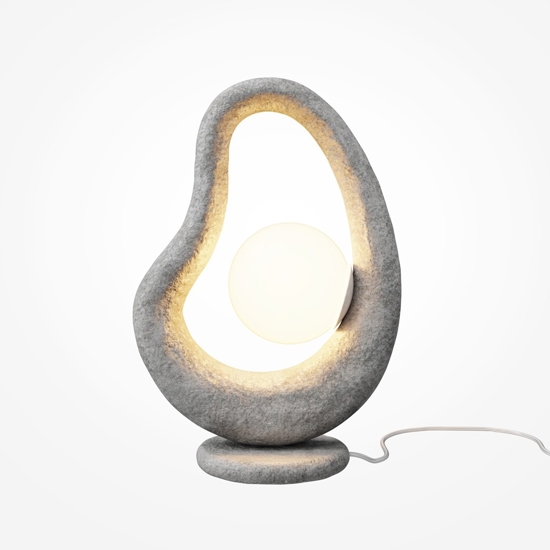Maytoni opus lampada da tavolo effetto pietra