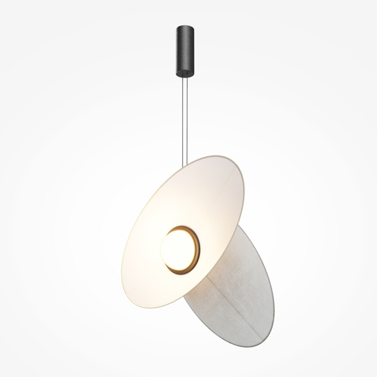 Maytoni evolution lampada led 9w 3000k a sospensione bianca