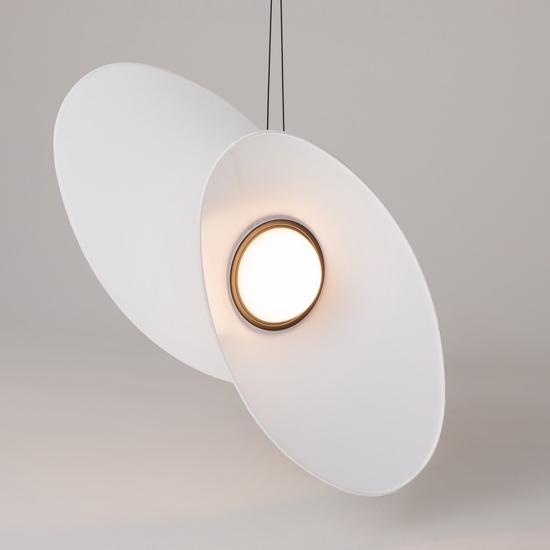 Maytoni evolution lampada led 9w 3000k a sospensione bianca