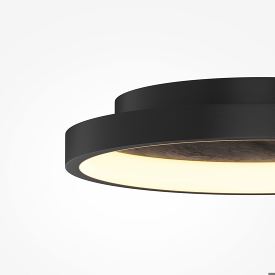 Maytoni orign plafoniera moderna led 40w 3000k in pietra naturale