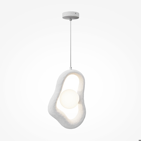 Maytoni opus lampada a sospensione bianca design minimal