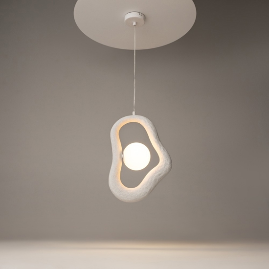 Maytoni opus lampada a sospensione bianca design minimal