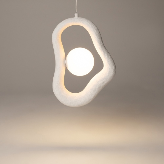 Maytoni opus lampada a sospensione bianca design minimal