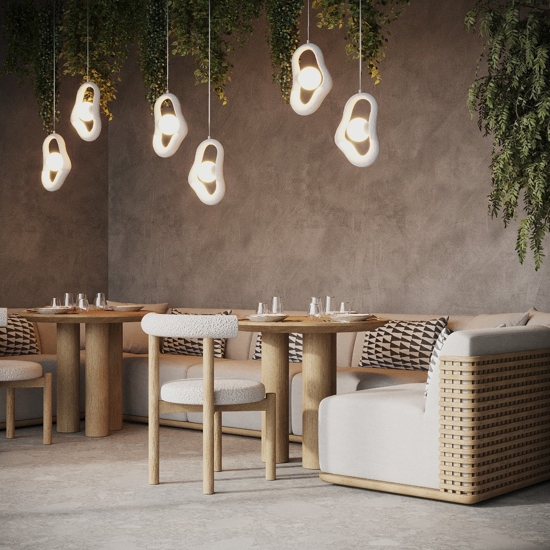 Maytoni opus lampada a sospensione bianca design minimal