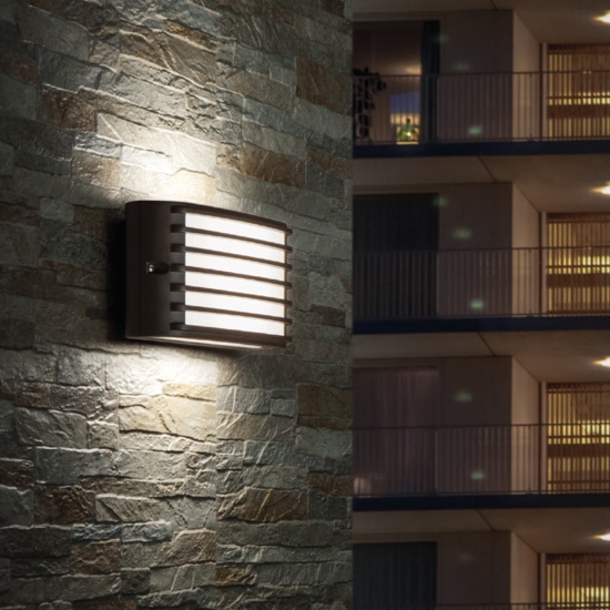 Applique bianco per esterno moderna led 10w 4000k