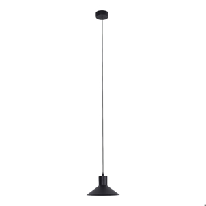Lampada a sospensione per isola led 6w 3000k cono nero