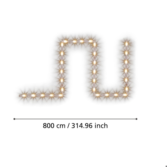Bobina striscia led rgb 8mt 220v 3wmt da 2700k a 6500k