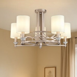 Maytoni vittoria lampadario camera da letto paralumi in tessuto