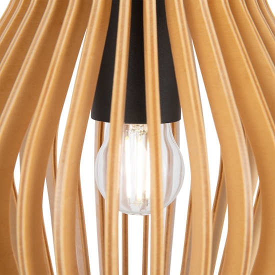 Maytoni roots lampada a sospensione in legno