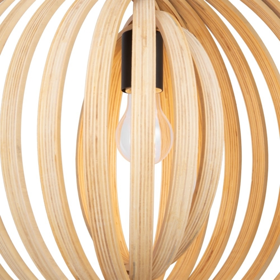 Maytoni roots lampada a sospensione orientabile in legno