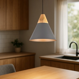 Maytoni bicones lampada a sospensione dettagli in legno