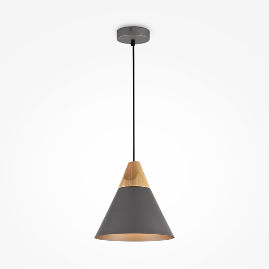 Maytoni bicones lampada a sospensione dettagli in legno