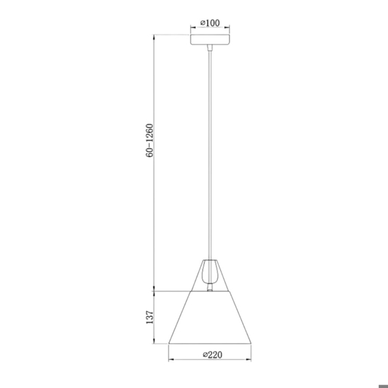 Maytoni bicones lampada a sospensione dettagli in legno