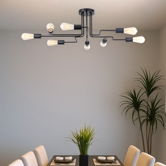 Maytoni gilbert plafoniera moderna colore nero