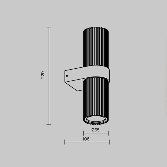 Maytoni dynamics applique per camera da letto