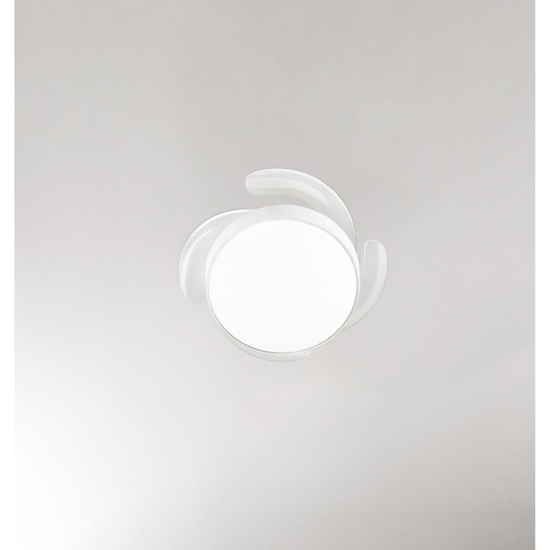 Perenz open plafoniera con ventilatore bianco led cct ambienti da 13 a 20mq