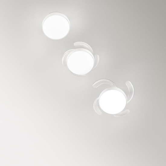 Perenz open plafoniera con ventilatore bianco led cct ambienti da 13 a 20mq